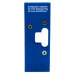 Boormal sluitplaat loopslot rechtslinks