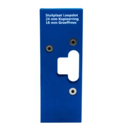 Boormal sluitplaat loopslot rechtslinks