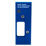 Boormal voor scharnieren ronde hoek 89x89 mm rechts