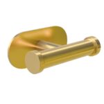 Dubbele haak zelfklevend 100x65x45 mm rvs mat goud