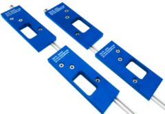 Freesmalset 4-delig voor scharnieren ronde hoek 76×76 mm
