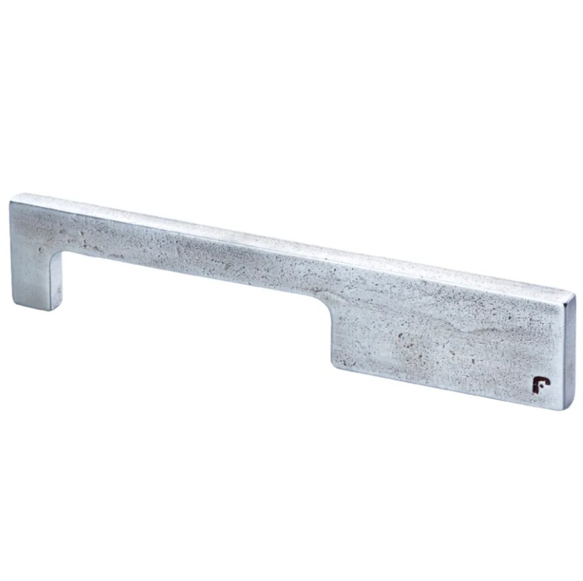 Meubelgreep Jolie A-Symm 160 mm oud zilver