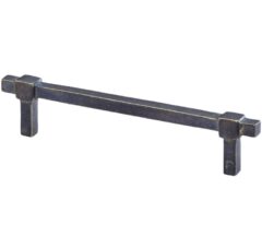 Meubelgreep Jolie Cross 128 mm antiek brons