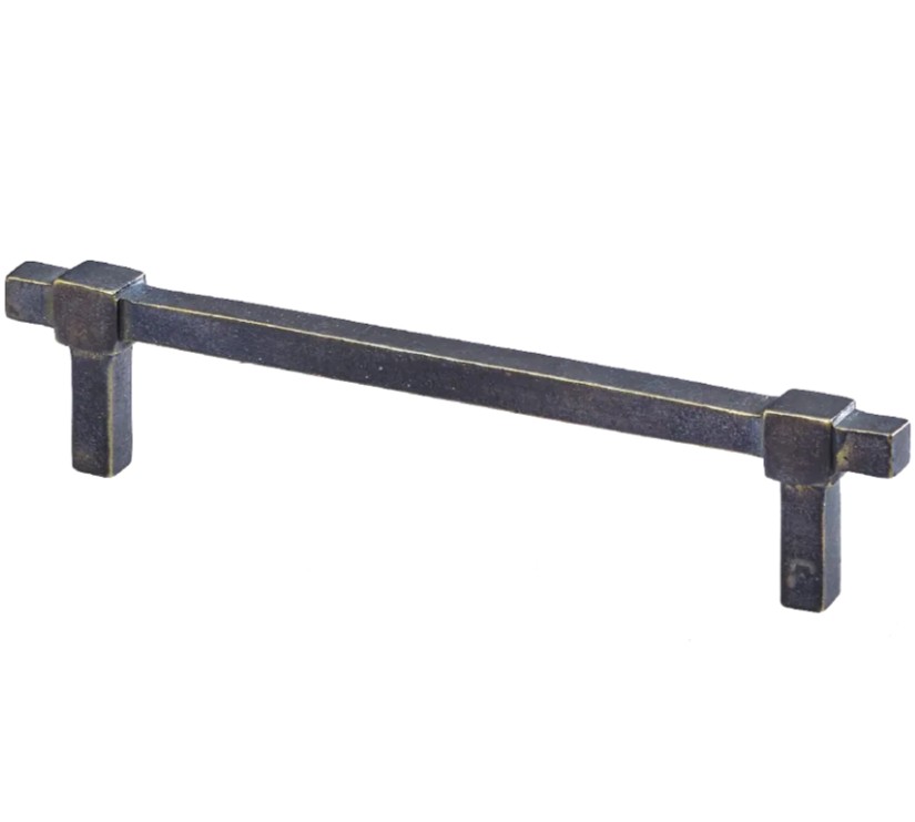 Meubelgreep Jolie Cross 128 mm antiek brons