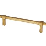 Meubelgreep Jolie Cross 128 mm antiek goud