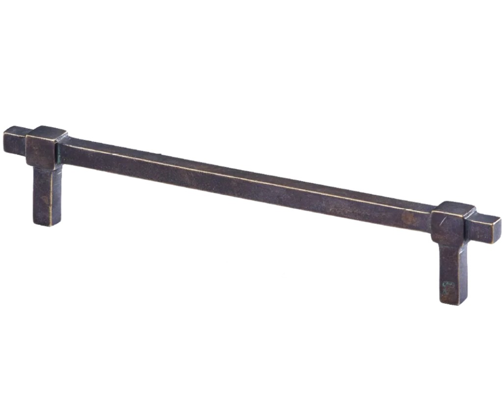 Meubelgreep Jolie Cross 160 mm antiek brons