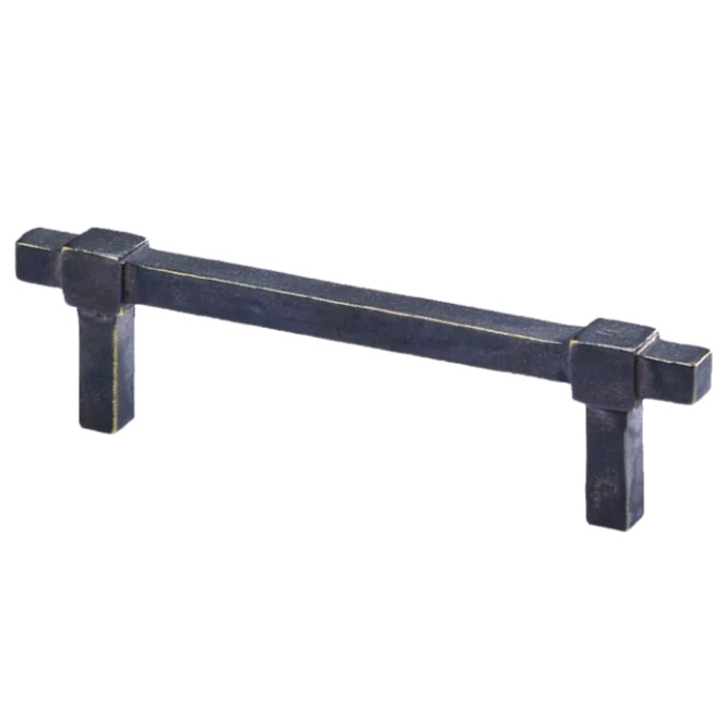 Meubelgreep Jolie Cross 96 mm antiek brons