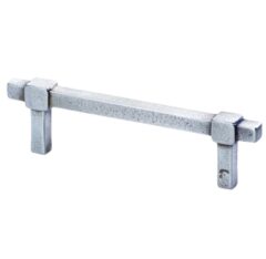 Meubelgreep Jolie Cross 96 mm oud zilver