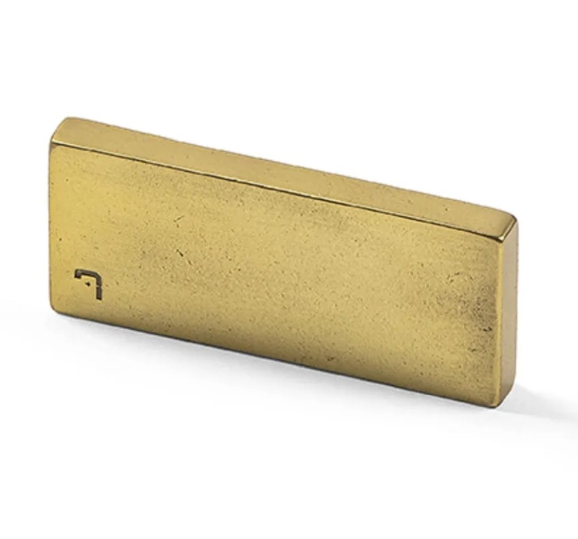 Meubelgreep Jolie Symm 64 mm antiek goud