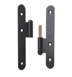 Paumellescharnier 110 x 55 mm links zwart