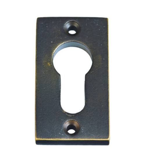 Cilinderplaatje Jolie rechthoekig 57.5x33 mm antiek brons