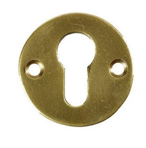 Cilinderplaatje Jolie rond 52 mm antiek goud