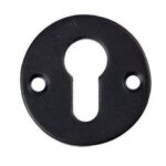 Cilinderplaatje Jolie rond 52 mm zwart