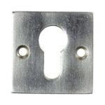 Cilinderplaatje Jolie vierkant 52 mm oud zilver