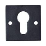 Cilinderplaatje Jolie vierkant 52 mm zwart