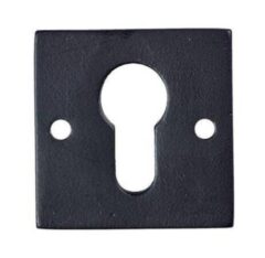 Cilinderplaatje Jolie vierkant 52 mm zwart