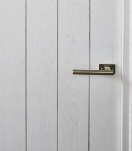 Deurklink Jolie Core op rechthoekig rozet oud zilver - Afbeelding 3