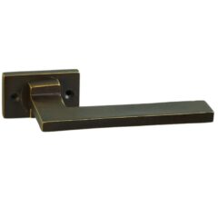 Deurklink Jolie Evoke op rechthoekig rozet antiek brons