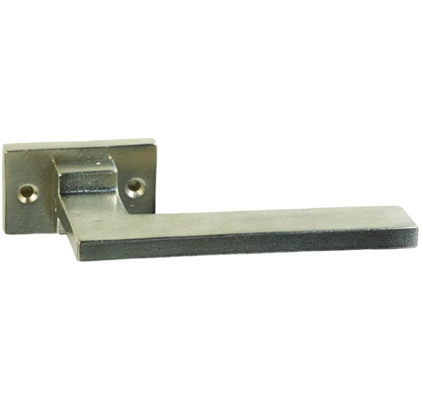 Deurklink Jolie Evoke op rechthoekig rozet oud zilver