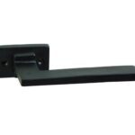 Deurklink Jolie Evoke op rechthoekig rozet zwart