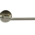 Deurklink Jolie Ville op rond rozet oud zilver