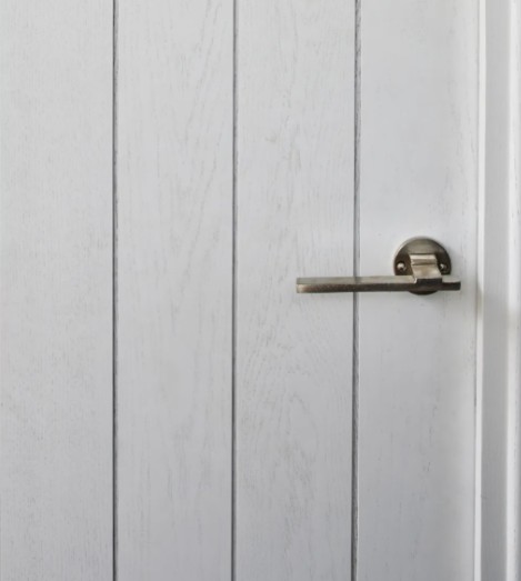 Deurklink Jolie Ville op rond rozet oud zilver - Afbeelding 3