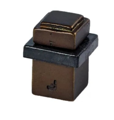 Deurstop vloermontage Jolie Evoke antiek brons