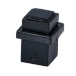 Deurstop vloermontage Jolie Evoke zwart