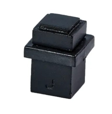 Deurstop vloermontage Jolie Evoke zwart