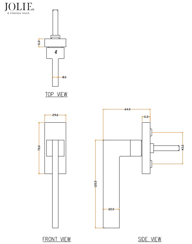 Draaikiepgarnituur Jolie Evoke zwart - Afbeelding 2
