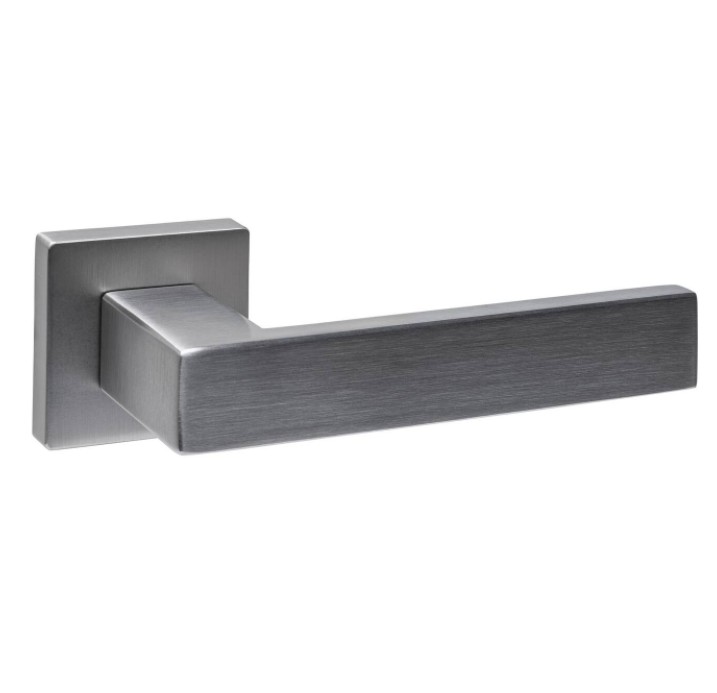 Intersteel deurklink Cunera op rozet verdekt 52x52x10mm rvs