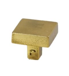 Meubelknop Jolie Carre 30 mm antiek goud