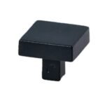 Meubelknop Jolie Carre 30 mm zwart