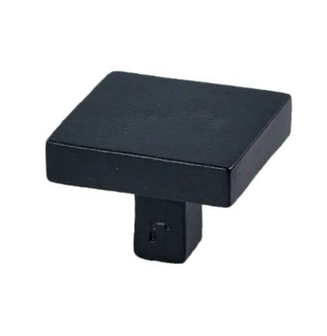 Meubelknop Jolie Carre 40 mm zwart