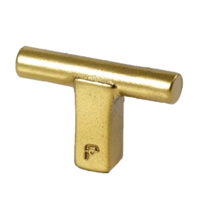 Meubelknop Jolie Core 50x12 mm antiek goud