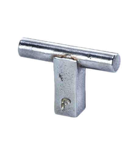 Meubelknop Jolie Core 50x12 mm oud zilver