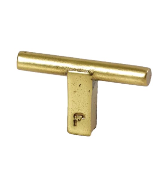 Meubelknop Jolie Core 50x9 mm antiek goud