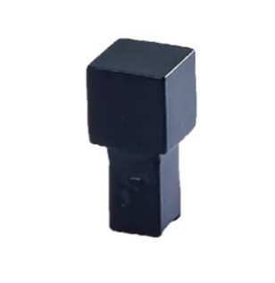 Meubelknop Jolie One 12 mm zwart