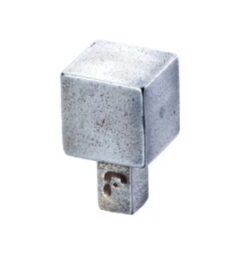 Meubelknop Jolie One 18 mm oud zilver