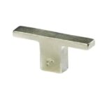 Meubelknop Jolie Verve 55 mm oud zilver