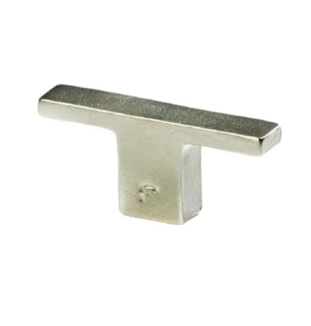 Meubelknop Jolie Verve 55 mm oud zilver