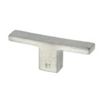 Meubelknop Jolie Verve 80 mm oud zilver