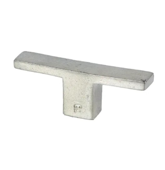 Meubelknop Jolie Verve 80 mm oud zilver