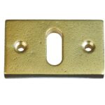 Sleutelplaatje Jolie rechthoekig 55x33 mm antiek goud