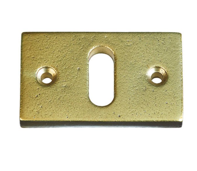 Sleutelplaatje Jolie rechthoekig 55x33 mm antiek goud