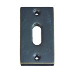 Sleutelplaatje Jolie rechthoekig 57.5x33 mm antiek brons