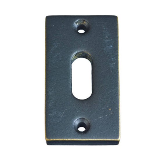 Sleutelplaatje Jolie rechthoekig 57.5x33 mm antiek brons