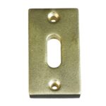 Sleutelplaatje Jolie rechthoekig 57.5x33 mm antiek goud