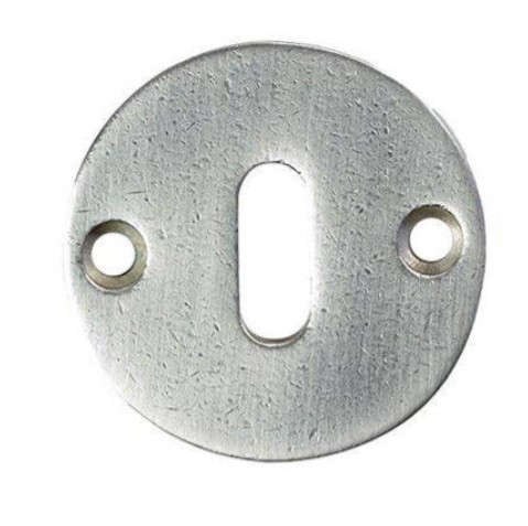 Sleutelplaatje Jolie rond 52 mm oud zilver