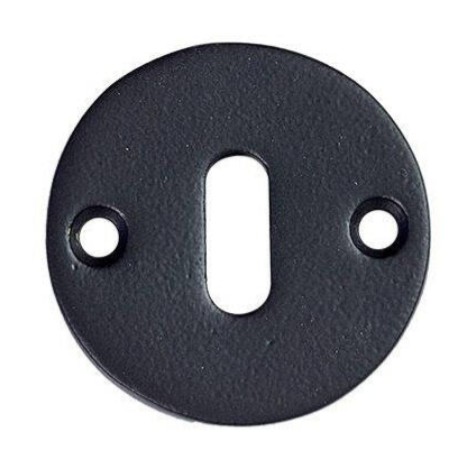 Sleutelplaatje Jolie rond 52 mm zwart